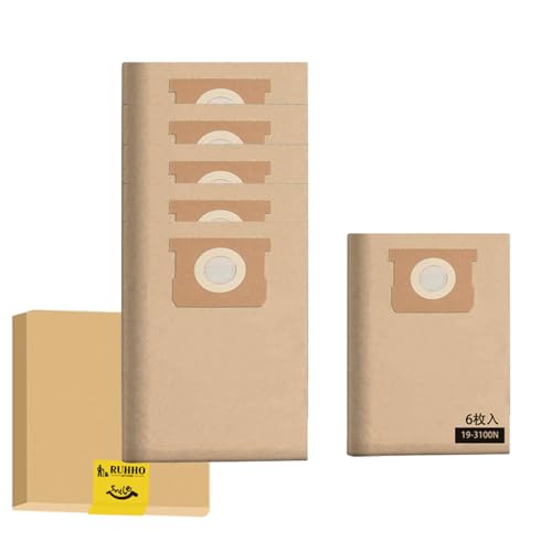 集塵袋sl18410-5b 紙パック スタンレーと E-Value乾湿両用掃除機用 SL18410-5B (20L) / SL18410P-6A /SL18410-8B/ SL18410P-5A / EVC-200PCL/SCL用 集塵袋6枚入 19-3100N